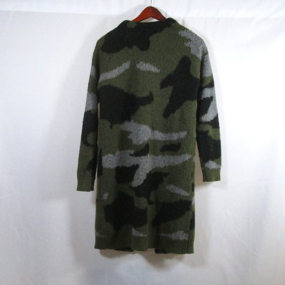 Black Tape Womens Camouflage Cardigan Sweater Size XS Pre-owned Good Con… - Picture 2 of 7